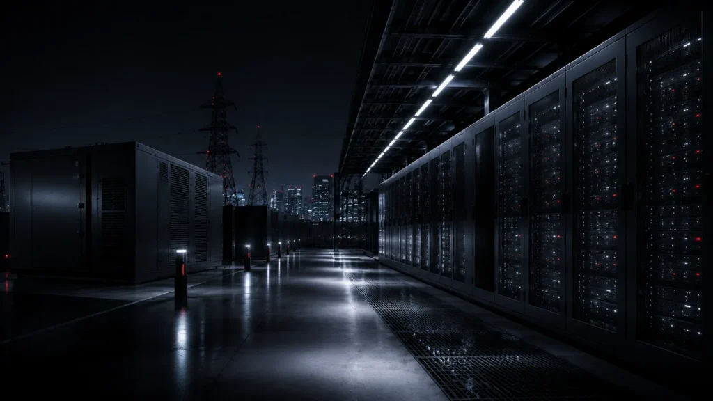 Critical power infrastructure with data center equipment and backup power systems for businesses in Jordan