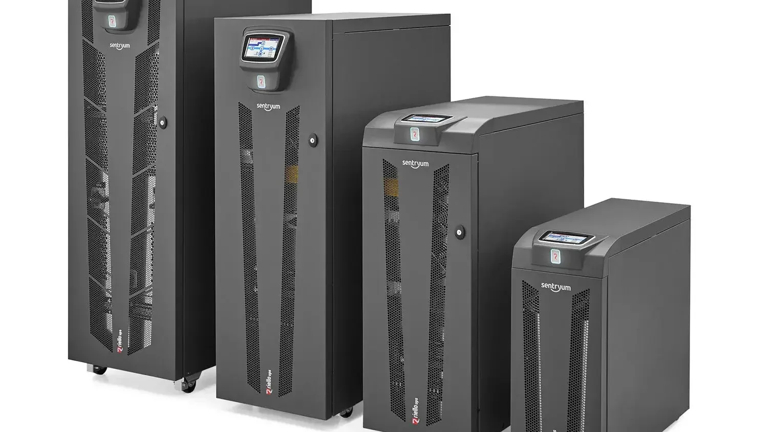 Riello Syntrum three-phase online double-conversion UPS cabinet supplied and commissioned by CET